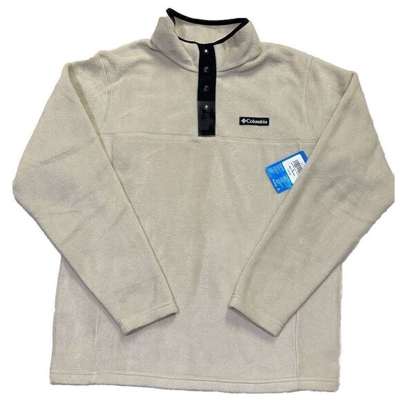 Columbia Steens Mountain Half Snap Fleece Ancient Fossil, Sweater Men Medium - Picture 5 of 7